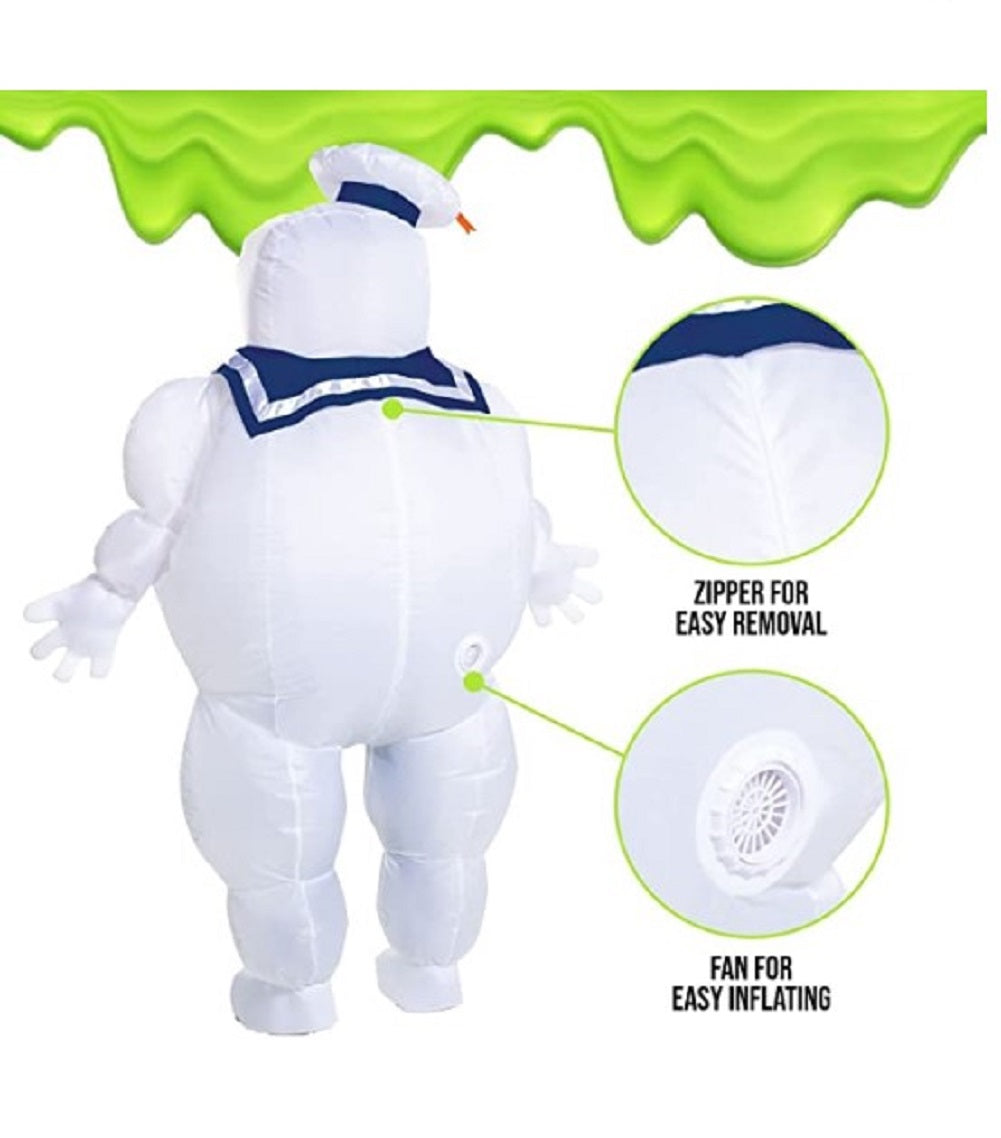 Ghostbusters stay puft newest inflatable adult costume new