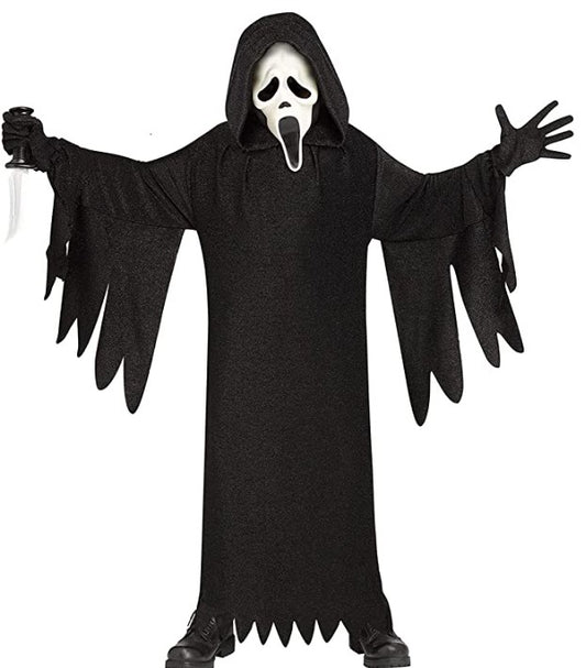 Scream 25. Jubiläum Ghostface® Robe &amp; Maske - Kostüm - Kind - 2 Größen