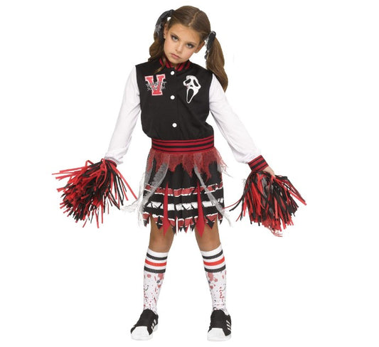 Scream for the Team! - Ghostface - Cheerleader - Costume - Child - 4 Sizes