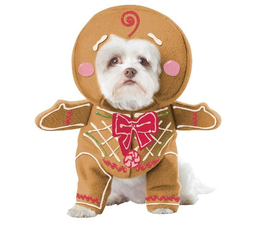 Gingerbread Pup - Christmas - Holiday - Pet Costume - 2 Sizes