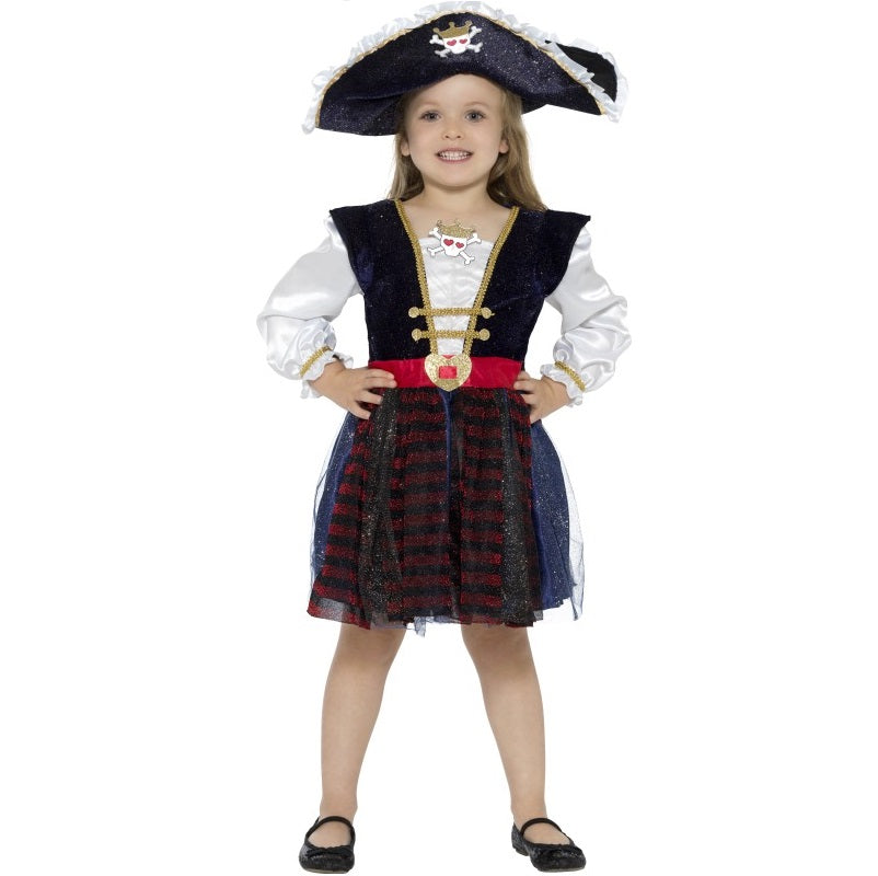 Pirate - Deluxe Glitter Girl - Costume - Child - 2 Sizes