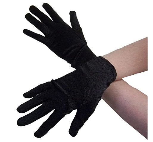 Gloves - Satin - Polyester - Cosplay - Costume Accessory - Child Teen - 2 Colors