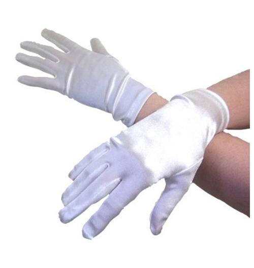 Gloves - Satin - Polyester - Cosplay - Costume Accessory - Child Teen - 2 Colors