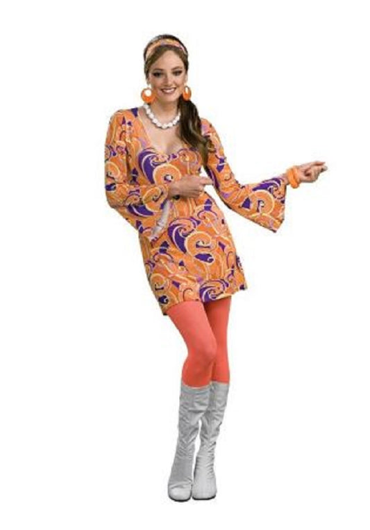 Tangerine Go-Go - 1960's - Costume - Adult - 2 Sizes
