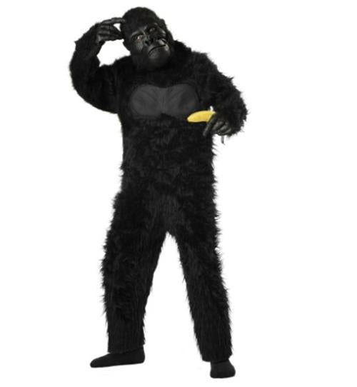 Gorilla - Black - Faux Fur - Animal - Mascot - Costume - Child - 2 Sizes