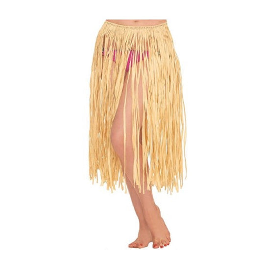 Hawaiian - Luau - Natural Grass Skirt - 28" x 34" - Costume Accessory - Adult