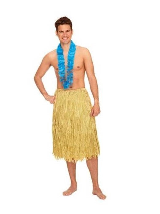 Natural Raffia Grass Skirt - Hawaiian - Costume Accessory - Adult - XL