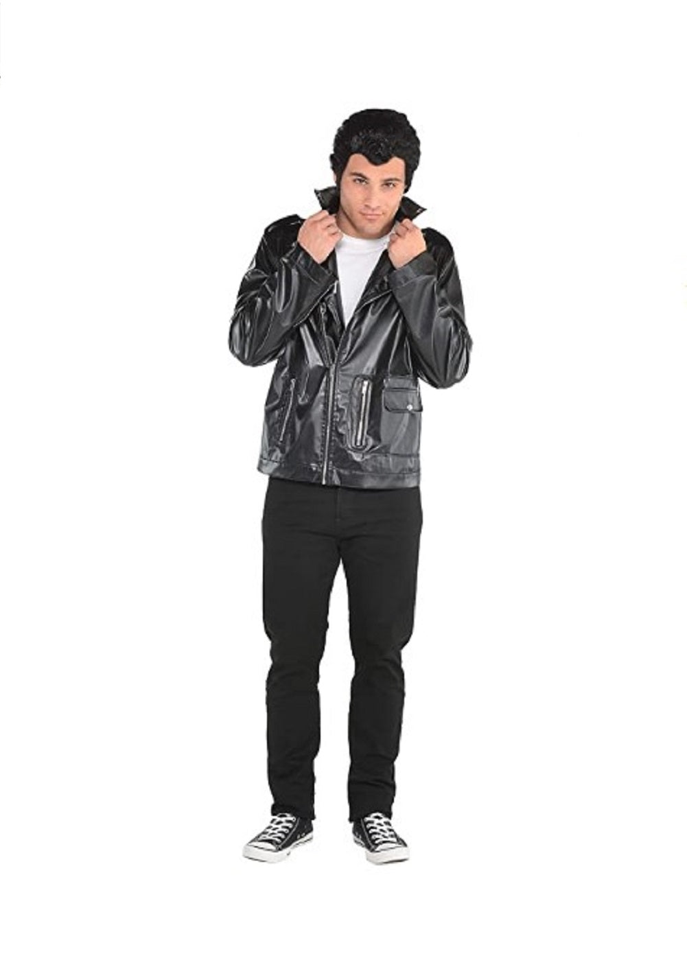 T-Birds Jacket - Grease - Black - Costume - Adult - Standard