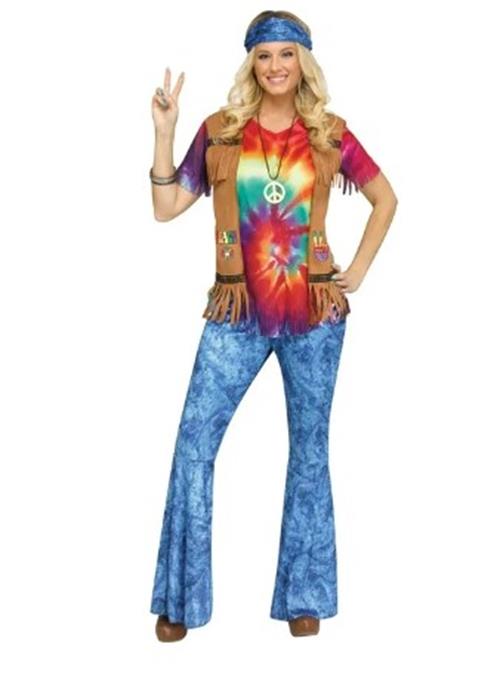 Groovy Baby - Hippie - 1960's - Costume - Adult - 2 Sizes