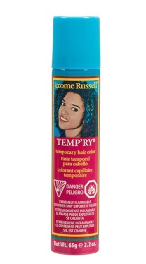 Laca para el cabello - Temp'ry Color Spray - Intenso - Natural - Traje - Cosplay - Castaño 