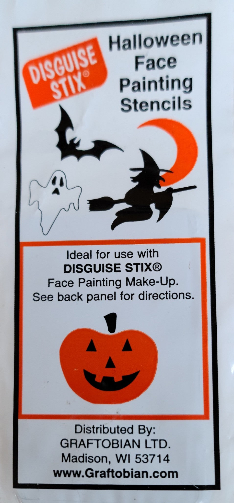Halloween Face Painting Stencil Set - Theatrical Makeup