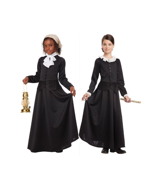 Susan B Anthony/Harriet Tubman - Suffragette - Costume - Child - 3 Sizes