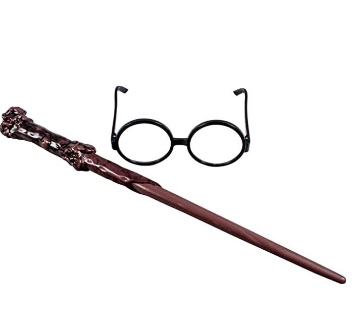 Harry Potter Wand and Glasses Set - Licensed - Costume Accessories - Child Teen