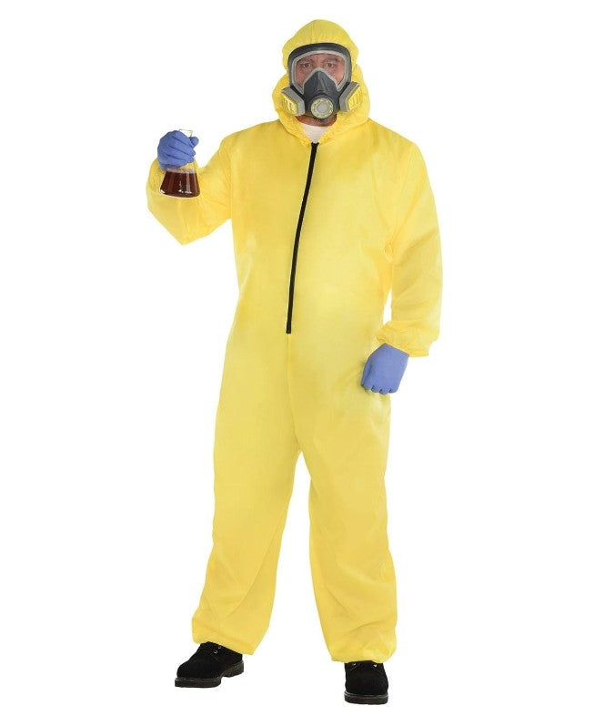 Hazmat-Overall – Devo – 80er – Kostüm – Erwachsene – Plus 2XL