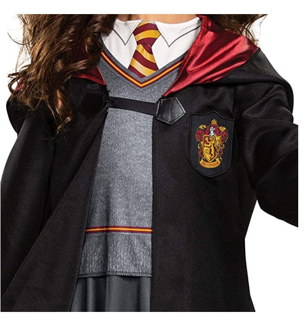 Hermione Granger Robes - Gryffindor - Classic Costume - Girls - 2 Size ...