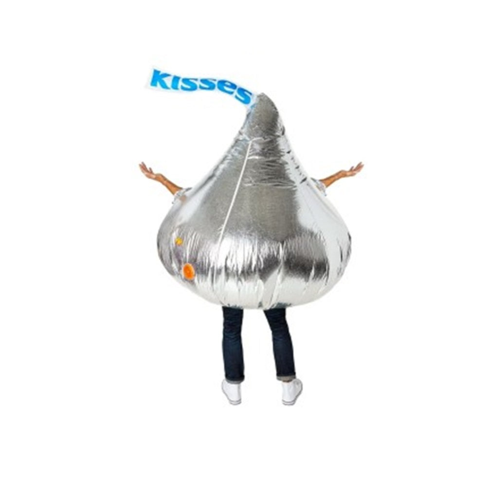 Hershey Kiss - Silber - Aufblasbares Kostüm - Erwachsene 42-46