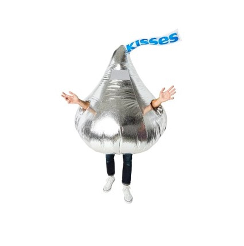 Hershey Kiss - Silver - Inflatable Costume - Adult 42-46