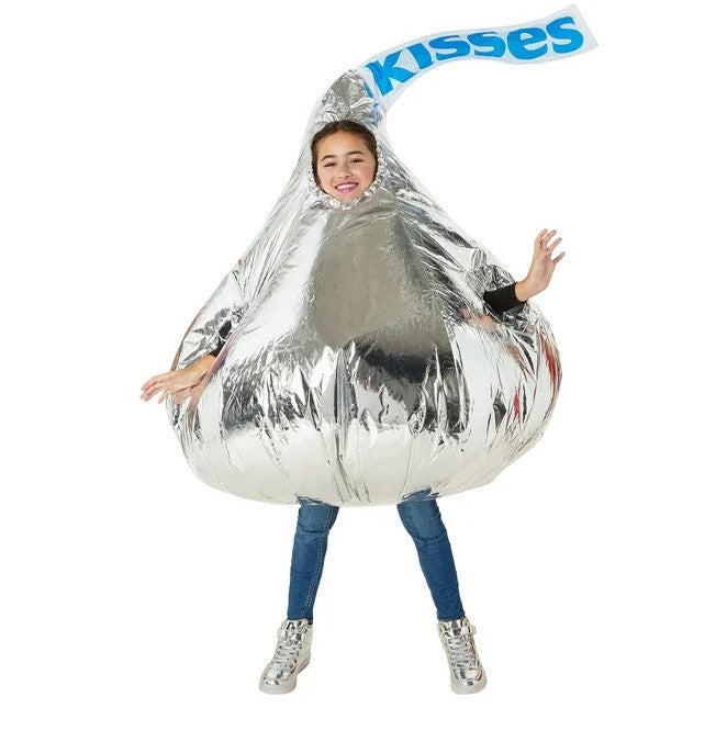 Hershey Kiss - Silver - Inflatable Costume - Child One Size