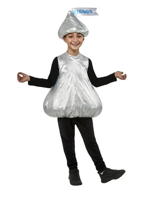 Hershey Kiss - Silver - Tunic - Costume - Child One Size