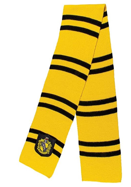 Hufflepuff Deluxe Scarf - Harry Potter - Knit - Costume Accessory - Adult Teen