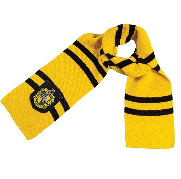 Hufflepuff Deluxe Scarf - Harry Potter - Knit - Costume Accessory - Adult Teen