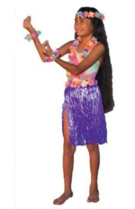 Hula Set - Hawaiian - Polynesian - Child Size - 2 Colors