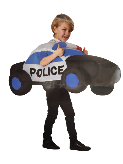 Police Cop Car - Inflatable Costume - Child One Size