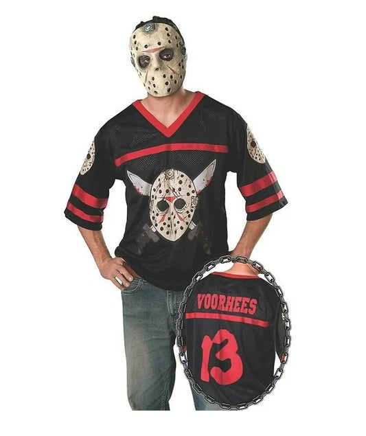 Jason Jersey Top Set - Friday the 13th - Costume - Adult - 2 Sizes