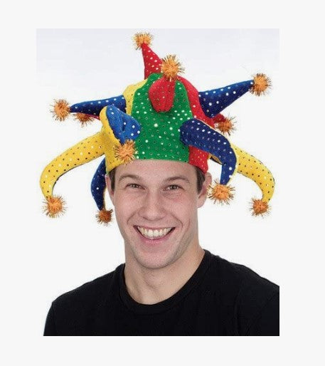 Jester Hat - 13 Point - Renaissance - Costume Accessory - One Size