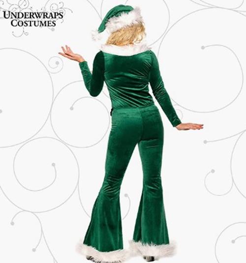 Jingle - Mrs/Santa's Helper - Christmas - Green - Costume - Adult - 2 Sizes