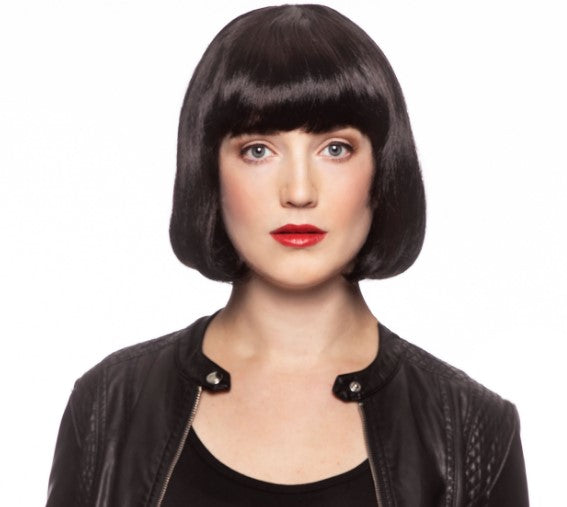 Joan Wig - Short Pageboy - Bangs - Brown - Costume Accessory - Adult Teen