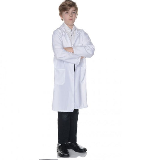 Bata de laboratorio - Médico - Enfermera - Einstein - Científico - Disfraz - Niño - Grande 10-12