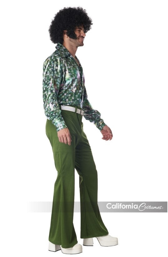 Ladies Man - Disco - Green - Costume - Adult - 3 Sizes