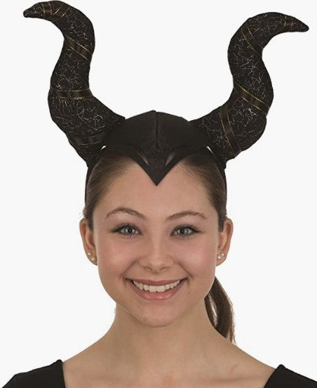 Evil Queen Horns Headband - Glitter - Costume Accessory - Adult Teen