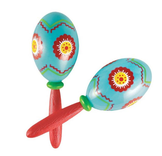 Maracas - Cinco De Mayo - Plástico - Accesorios Disfraces - Todas las Edades