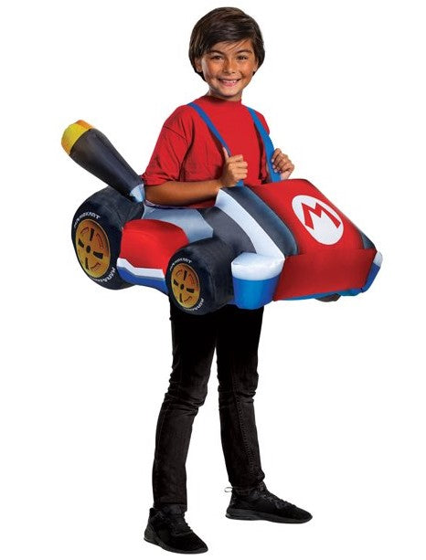 Mario Kart - Red - Super Mario Bros - Inflatable - Costume - Child