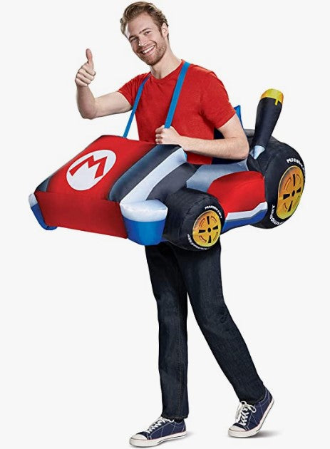 Mario Kart - Red - Super Mario Bros - Inflatable - Costume - Adult