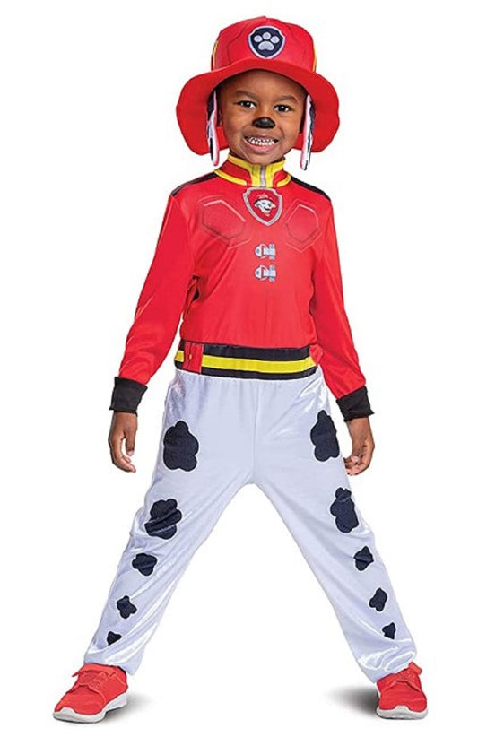 Disguise Paw Patrol Marshall Disfraz de Gorro y Mono para niño, Paw Patrol Movie