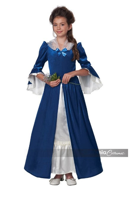 Colonial Dress - Martha Washington - Hamilton - Costume - Child - 2 Sizes