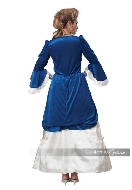 Vestido Colonial - Martha Washington - Hamilton - Disfraz - Adulto - 3 Tallas 