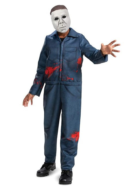 Michael Myers Jumpsuit – 1/2 Maske – Halloween – Kostüm – Kind – 3 Größen