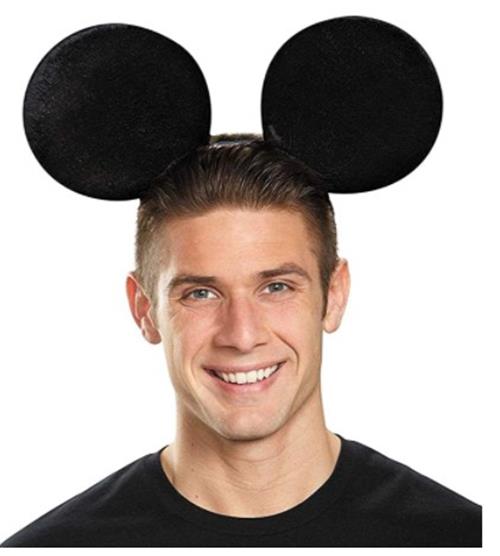 Mickey Mouse Ears Headband - Licensed Costume Accessory - One Size