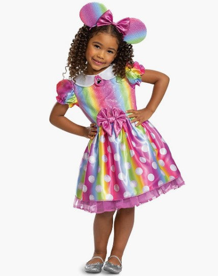 Minnie Mouse - Arcoíris - Disney - Disfraz - Niño 3-4T