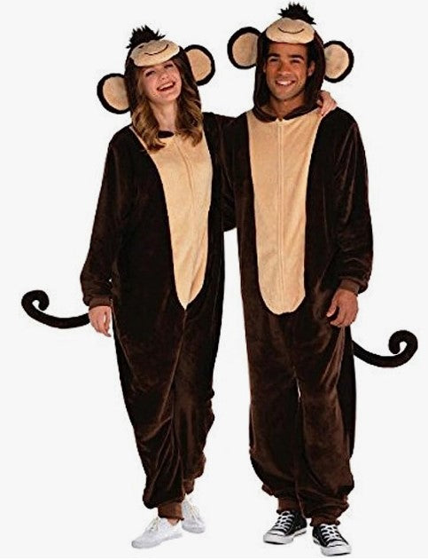 Monkey - Zipster Jumpsuit - Costume - Adult - Plus - 2XL