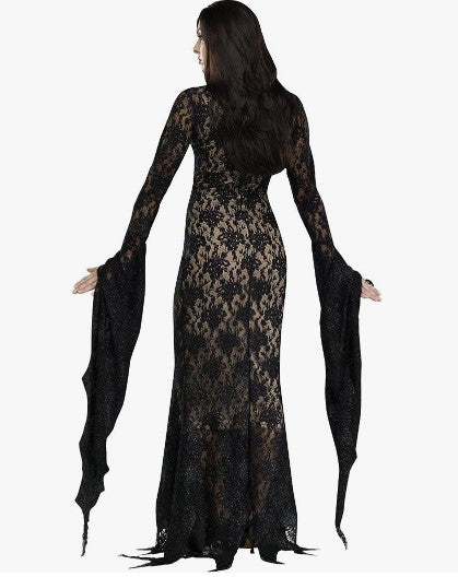 Miss Darkness - Elvira - Morticia - Costume - Adult - 2 Sizes