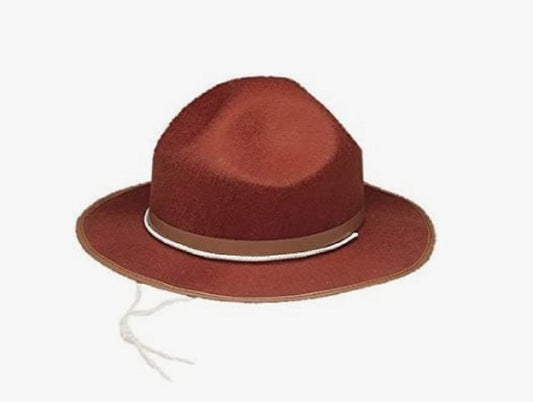 Sombrero de sargento de instrucción Mountie - Ranger - Policía - Accesorio de disfraz - Niño