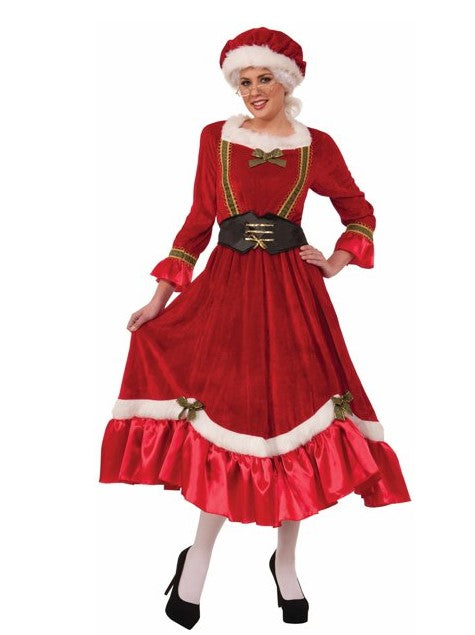 Weihnachtsfrau - Rot/Weiß - Weihnachten - Traditionell - Kostüm - Damen - Standard