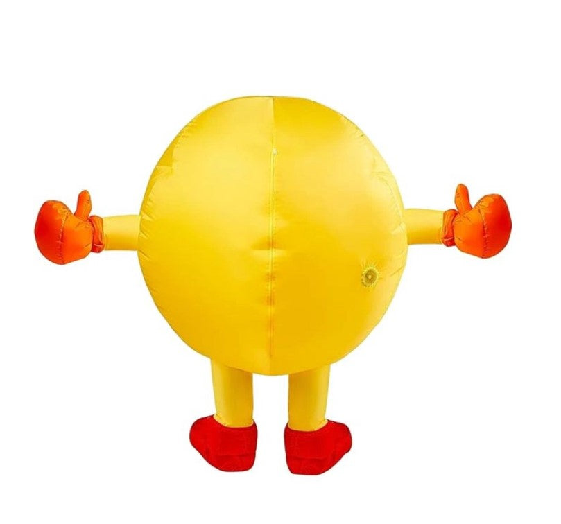 Pac-Man - Yellow - Inflatable Costume - Adult One Size