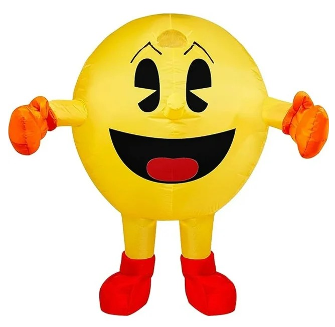 Pac-Man - Yellow - Inflatable Costume - Adult One Size