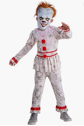 Pennywise - IT Movie 2017 - Evil Clown - Costume - Child - 3 Sizes